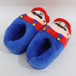 Load image into Gallery viewer, Super Mario Winter Soft Plush Slippers