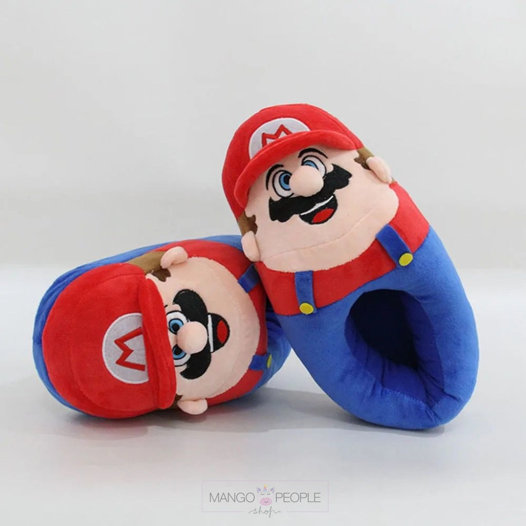 Super Mario Winter Soft Plush Slippers
