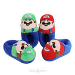 Load image into Gallery viewer, Super Mario Winter Soft Plush Slippers