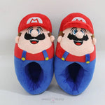 Load image into Gallery viewer, Super Mario Winter Soft Plush Slippers