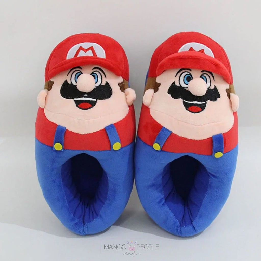 Super Mario Winter Soft Plush Slippers