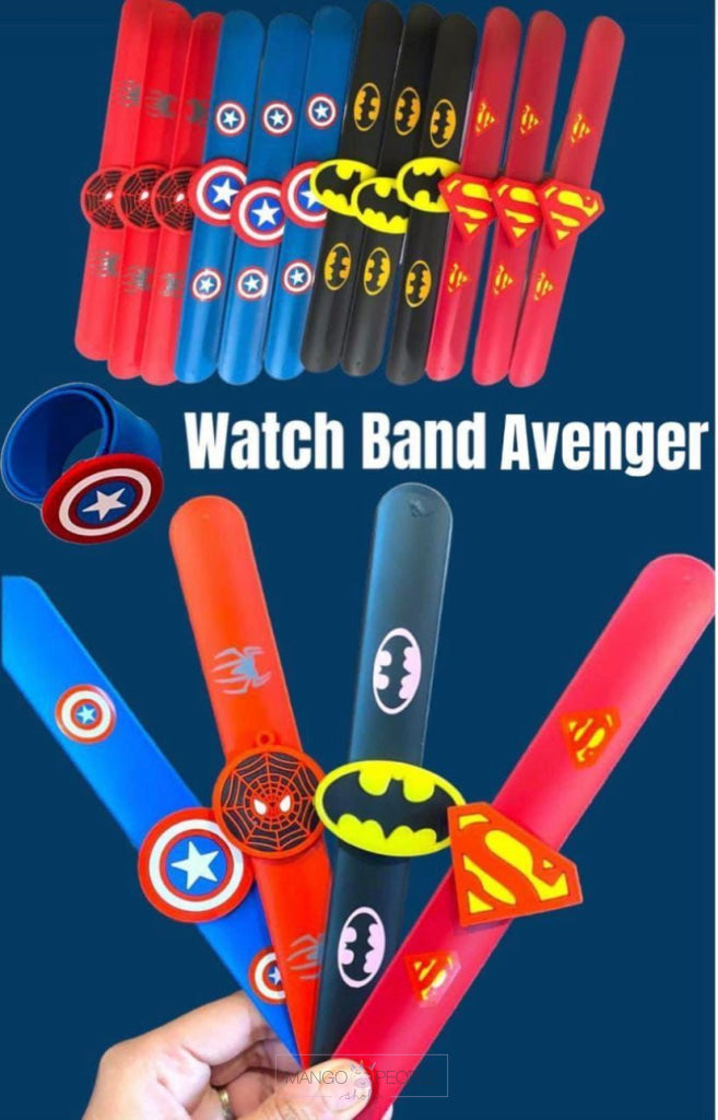 Superhero Magic Avengers Slap Wrist Bands