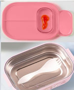 Load image into Gallery viewer, Themed Stainless Steel Lunch Box - 700Ml With Complimentary Gift And Mobile Holder On The Lid
