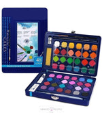 Load image into Gallery viewer, 48 Pieces Solid Watercolor Paint With Iron Box Stationary