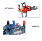 Load image into Gallery viewer, Transparent Gear Soft Bullet Shooting Gun With Music And Sound Toys For Children & Games