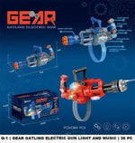 Load image into Gallery viewer, Transparent Gear Soft Bullet Shooting Gun With Music And Sound Toys For Children