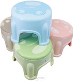 Load image into Gallery viewer, Unbreakable Round Shaped Frog Design Plastic Stool For Kids
