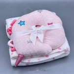 Load image into Gallery viewer, Unicorn Baby Blanket And Pillow Set Blanket Mango People Local Pink
