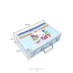 Load image into Gallery viewer, Unicorn Briefcase Art Set Stationery Mango People Local