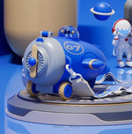 Load image into Gallery viewer, Airplane-Shaped Water Bottle For Kids With Strap And Straw - 500Ml