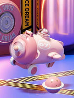 Load image into Gallery viewer, Airplane-Shaped Water Bottle For Kids With Strap And Straw - 500Ml