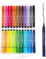 Load image into Gallery viewer, Washable 24 Shades Watercolor Pens Set Coloring Kit For Drawing And Craft Markers Highlighters