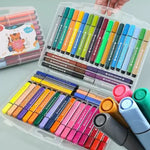 Load image into Gallery viewer, Washable Watercolor Pens Set - 48 Shades Markers And Highlighters