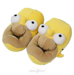 Load image into Gallery viewer, Weird Simpson Winter Warm Plush Indoor Slippers