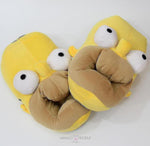Load image into Gallery viewer, Weird Simpson Winter Warm Plush Indoor Slippers