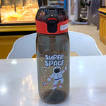 Load image into Gallery viewer, Water Bottle with Sipper Antileak Pop Button Lid - 630 ml