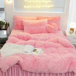 Load image into Gallery viewer, Cute Pink Puffy Bedding Set Beds & Accessories Mango People Factory
