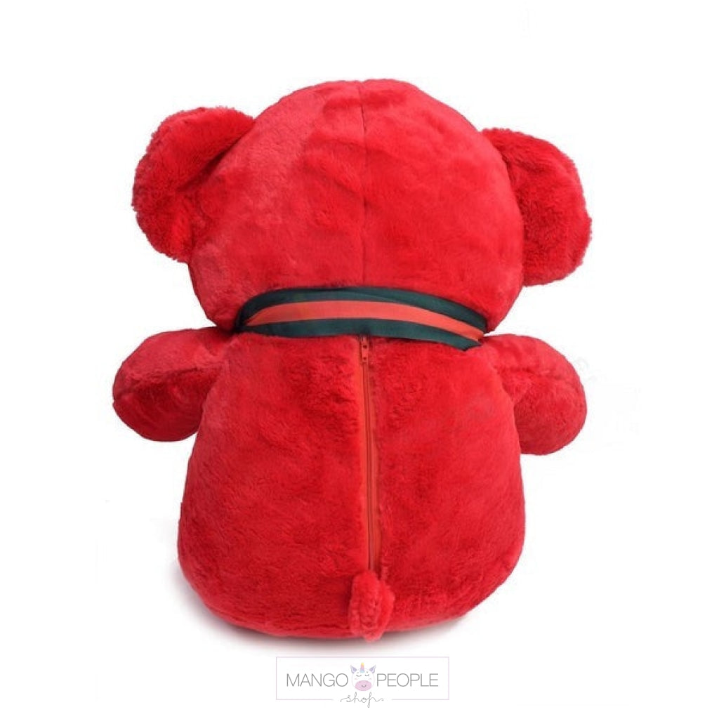 Cute Red Plush Teddy Bear – Mango People