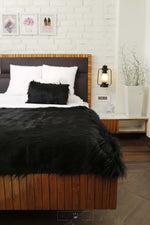 Load image into Gallery viewer, Gotham Faux Mongolian Fur Blanket/Throw Fur Blanket Mango People Factory