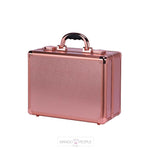 Load image into Gallery viewer, Mini Makeup Train Case with Lights - Pink Professional Makeup Trolley Queens Vanity