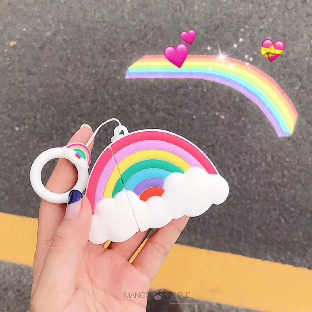 Rainbow in Clouds Airpods Case AirPods Case Mango People International 