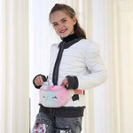 Load image into Gallery viewer, Unicorn Soft Fur Fenny Waist Pouch for Girls and Women (Rainbow) TRAVEL Peppy Basket