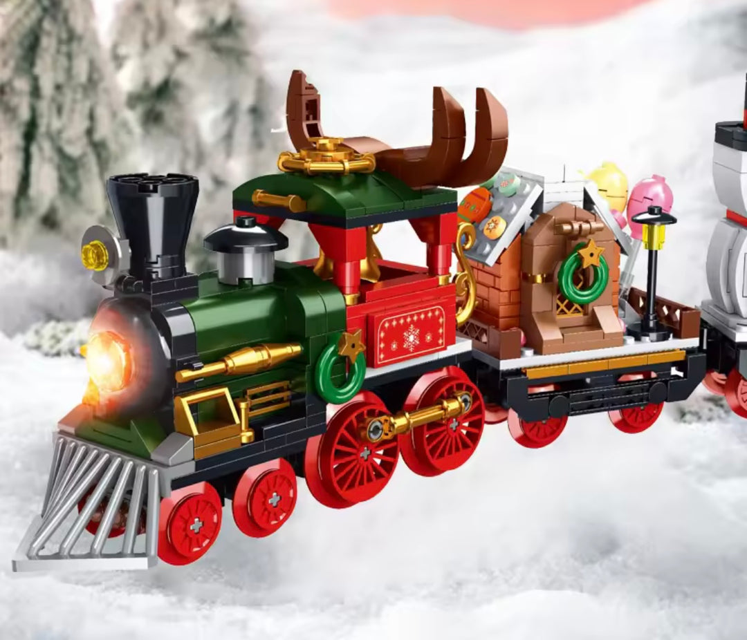 Block-tastic Christmas Train