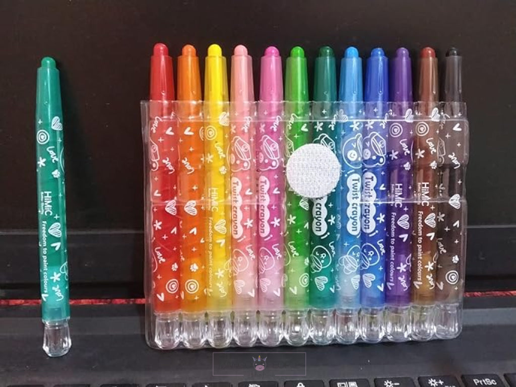 Twist Crayons Set For Kids- 12Pcs