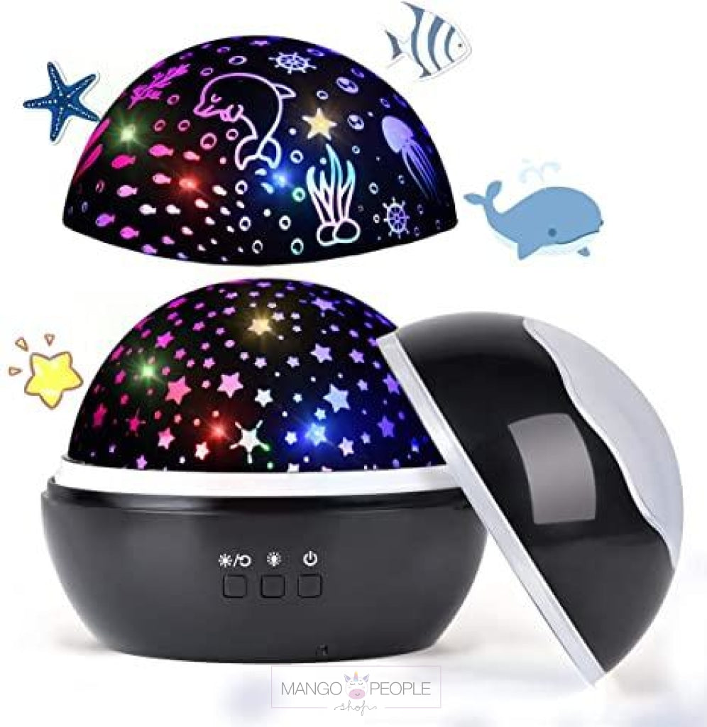 2 in 1 Underwater and Starry Sky Projector Lamp Lamp Mango People Local 