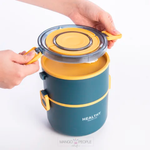 Load image into Gallery viewer, 2-Layer Plastic Lunch Box-1600 Ml

