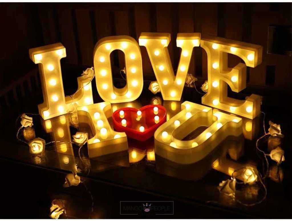 26 Letter Alphabet LED Marquee Light Marquee Light Mango People Local 