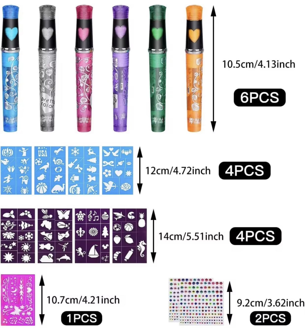 Sketch & Sparkle Tattoo Pens
