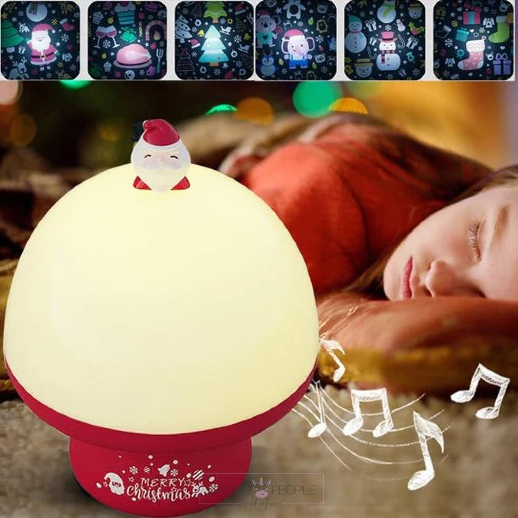 3-1 Christmas Theme Party Decorative Led Projector Lamp With Music Box