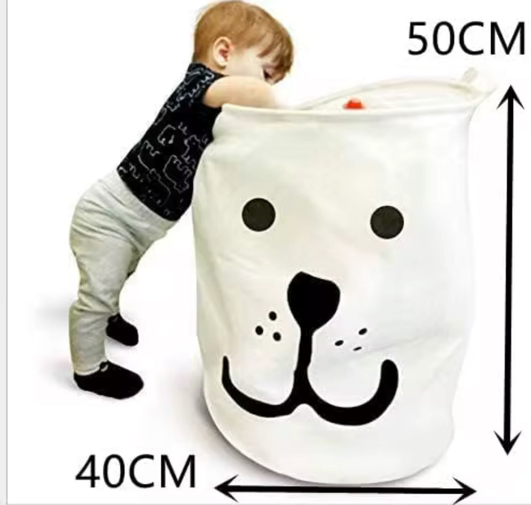 Bear Face Kids Storage Basket