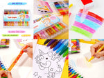 Load image into Gallery viewer, 36 Shades Of Rolling Crayons With Mini Sketch Book For Kids Art And Craft