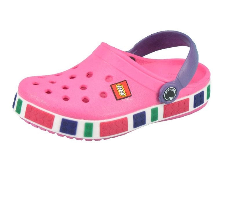 Crocs x LEGO Clogs for Kids – Unisex Color Block Play Sandals
