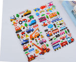 Load image into Gallery viewer, 3D Puffy Cartoon Stickers For Kids Stationery