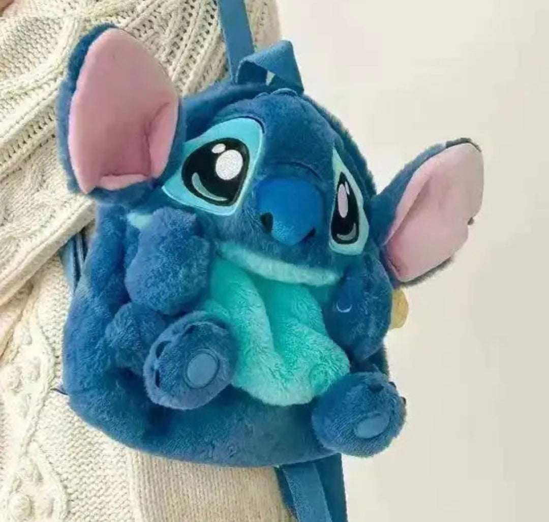 Stitch and Lotso Plush Backpack