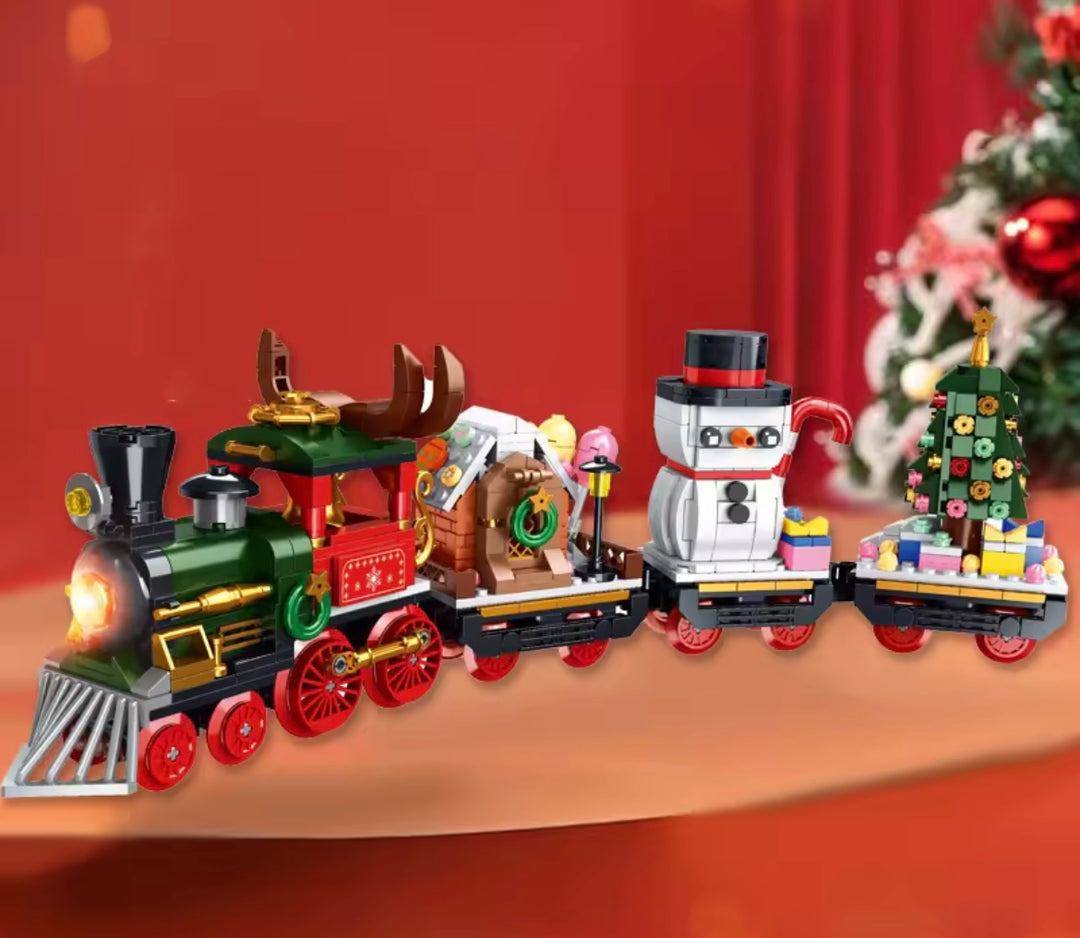 Block-tastic Christmas Train