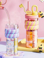 Load image into Gallery viewer, Kawaii Buddy Straw Bottle
