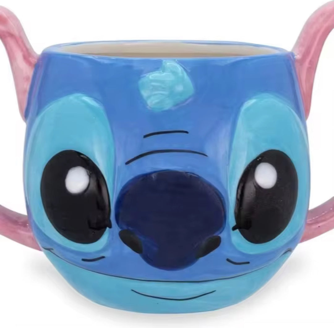 Stitch Cuddle Ceramic Mug