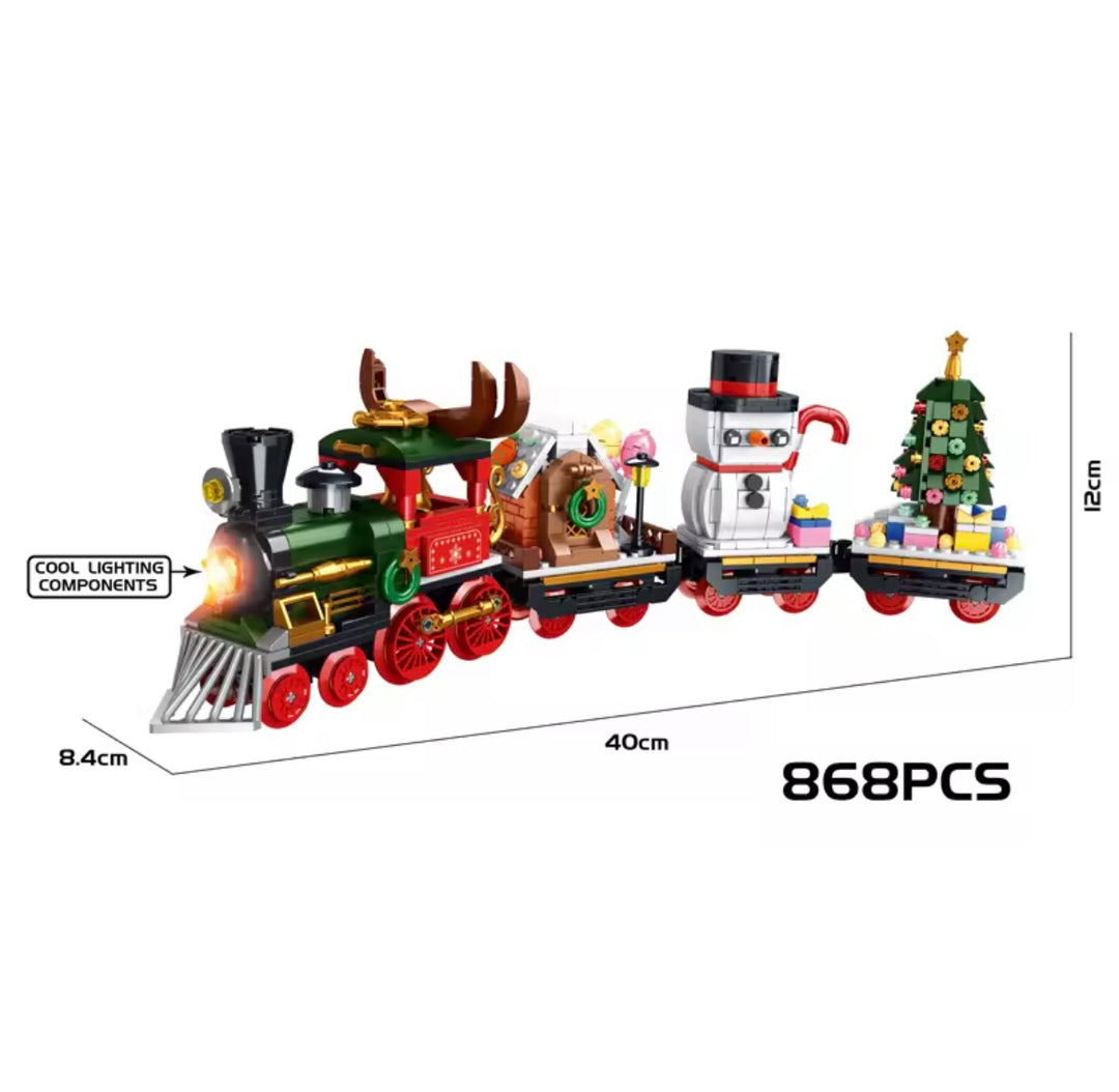 Block-tastic Christmas Train