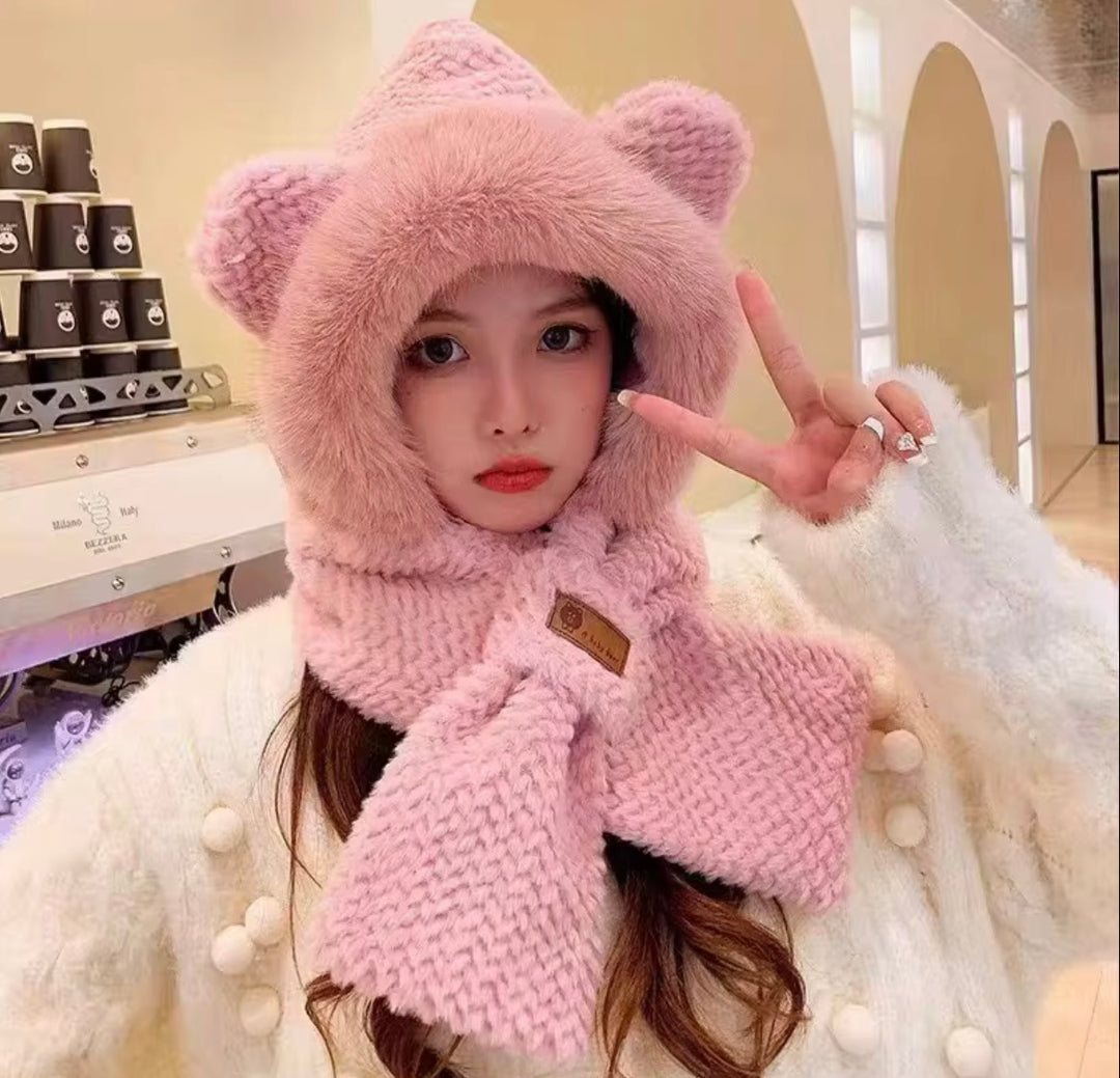 FuzzyWarm Fur Winter Cap