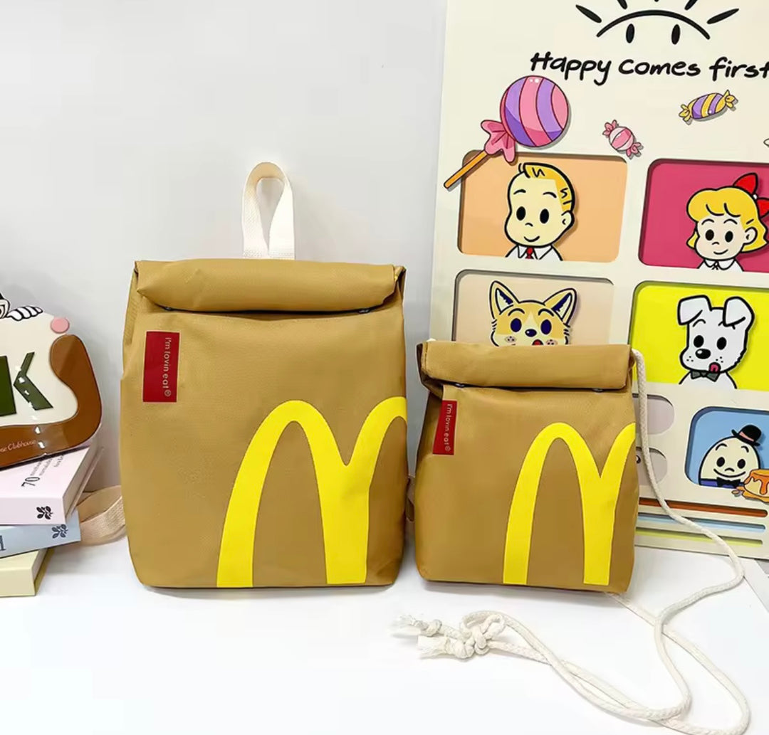 McDonald's Vintage Canvas Backpack