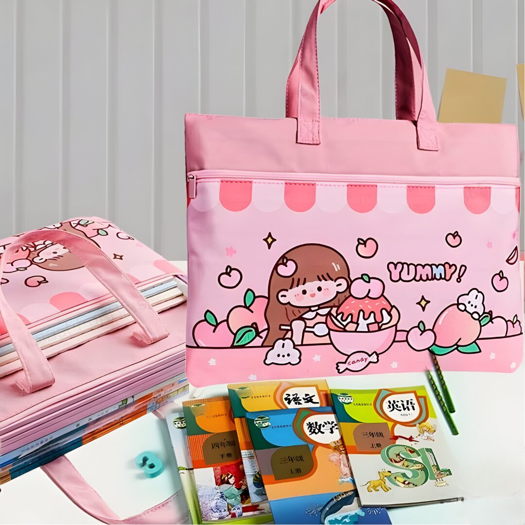 MULTICOLOR CARTOON DESIGN MULTI-PURPOSE HANDBAG