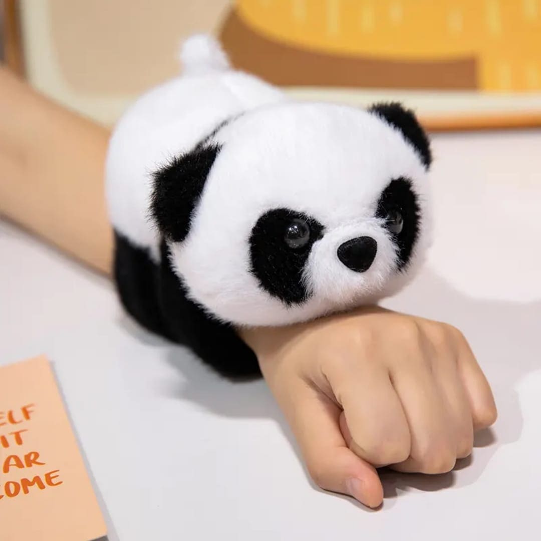 Snuggle Pup Wrist Plush – Soft Toy Wristband for Kids