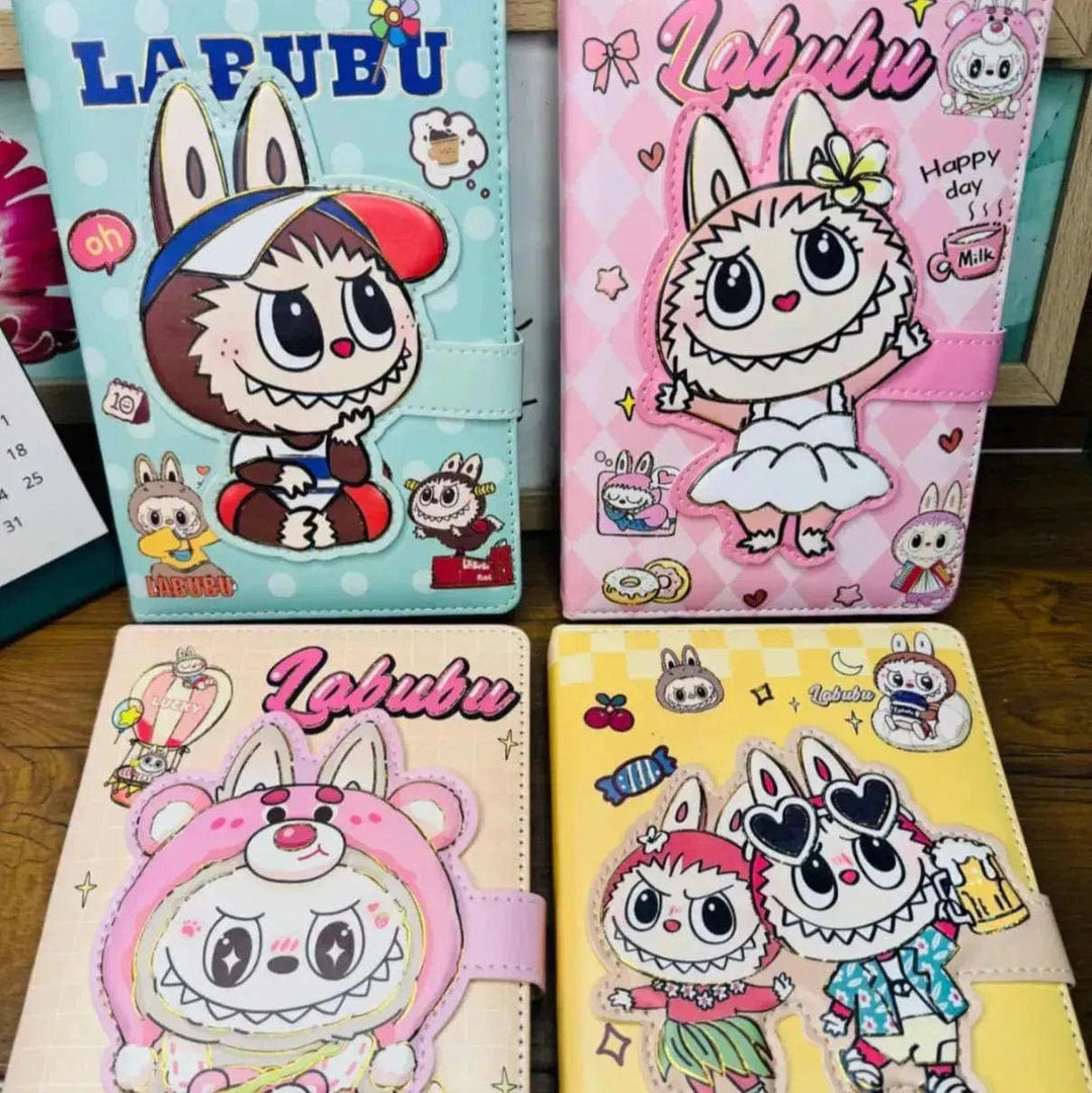Lobubu Cute Character 3D Cover Notebooks – Fun Journals for Everyday Writing