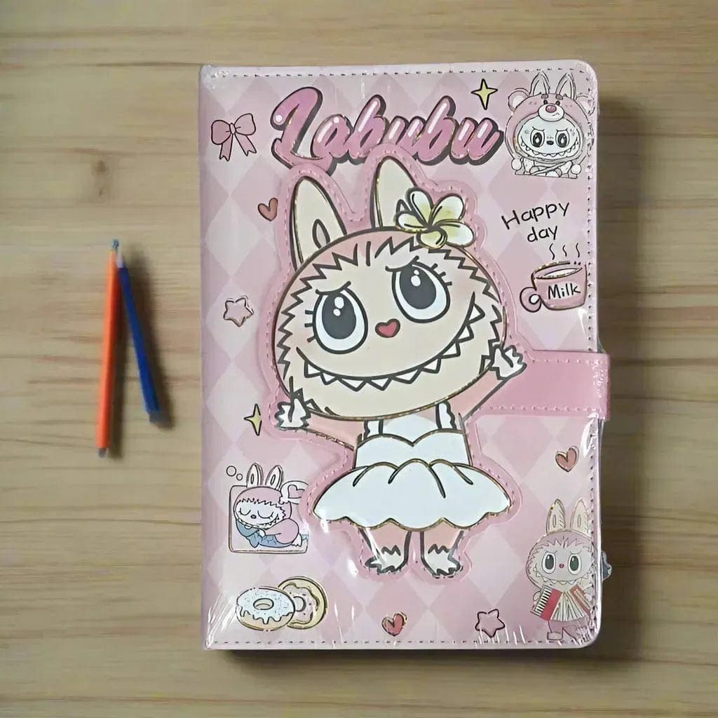Lobubu Cute Character 3D Cover Notebooks – Fun Journals for Everyday Writing