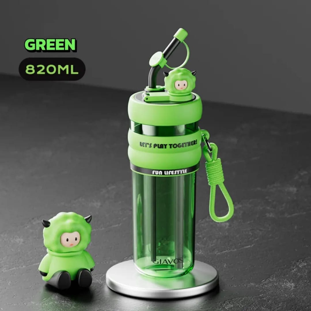 Monster Buddy Water Bottle – 820ML Fun & Quirky Sipper