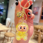 Load image into Gallery viewer, Glitter Buddy Keychains – Sparkly Cute Character Charms
